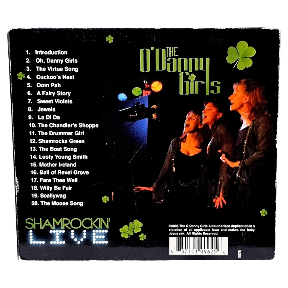 ODanny Girls Shamrockin Live CD Signed Autographed Irish Comedy Music Folk 2005 - Picture 2 of 8